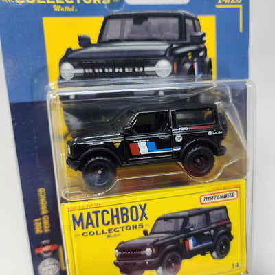 2021 Ford Bronco #14 * Black * Matchbox Collectors Series