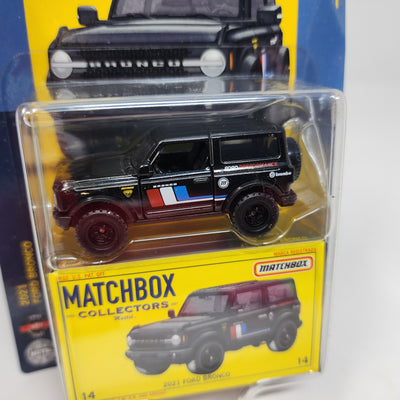 2021 Ford Bronco #14 * Black * Matchbox Collectors Series