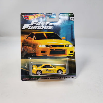 Nissan Skyline GT-R BCNR33 * Yellow * Hot Wheels Fast & Furious Original Fast