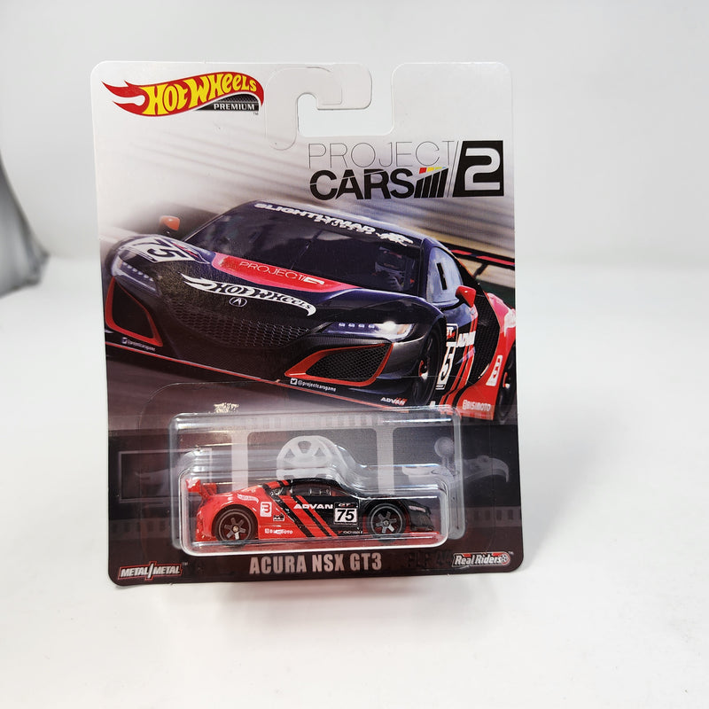 Acura NSX GT3 Project Cars 2 * Hot Wheels Premium