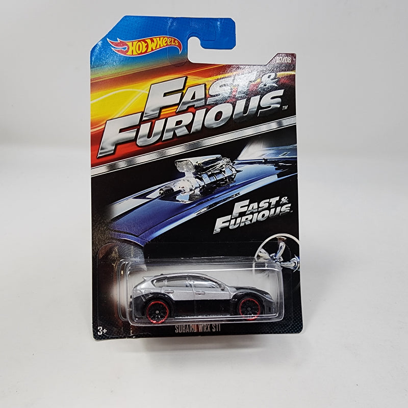 Subaru WRX STi * Silver/Black * Hot Wheels Fast & Furious