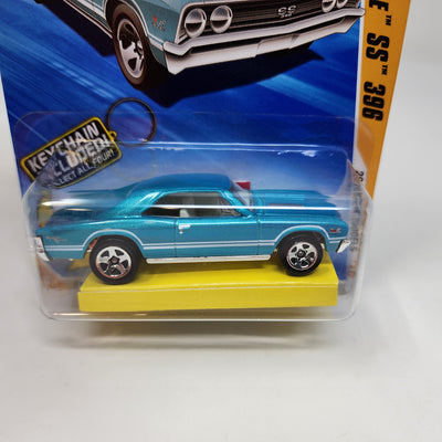 '67 Chevelle SS 396 #44 Keys to Speed * Teal * Hot Wheels 2010