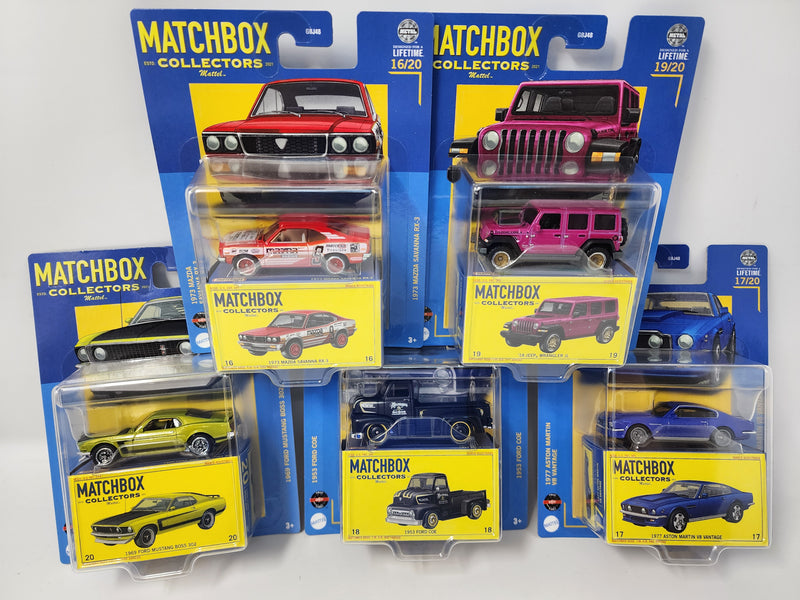 Complete 5 Car Set from Case Z * 2024 Matchbox Collectors