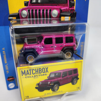 '18 Jeep Wrangler JL #19 * Dark Pink * 2024 Matchbox Collectors