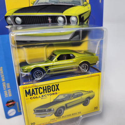 1969 Ford Mustang Boss 302 #20 * Green * 2024 Matchbox Collectors