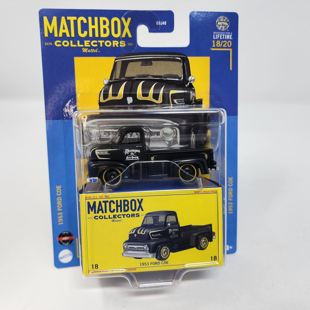 肌触りがいい Black * #18 COE Ford 1953 Mooneyes Matchbox 2024 * ミニカー