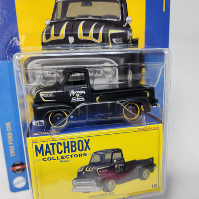 1953 Ford COE #18 * Black Mooneyes * 2024 Matchbox Collectors