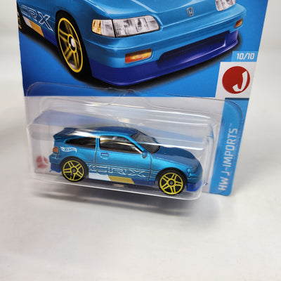 '88 Honda CR-X * Blue * Hot Wheels 2024