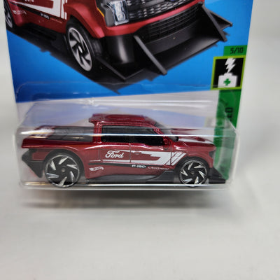 Ford F-150 Lightning #37 * Burgundy * Hot Wheels 2024