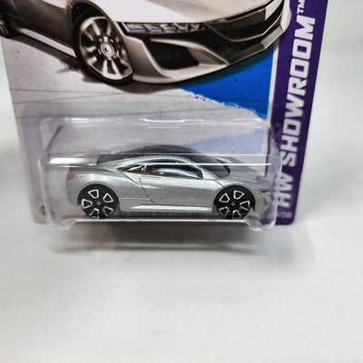 '12 Acura NSX Concept #156 * Silver * Hot Wheels 2013