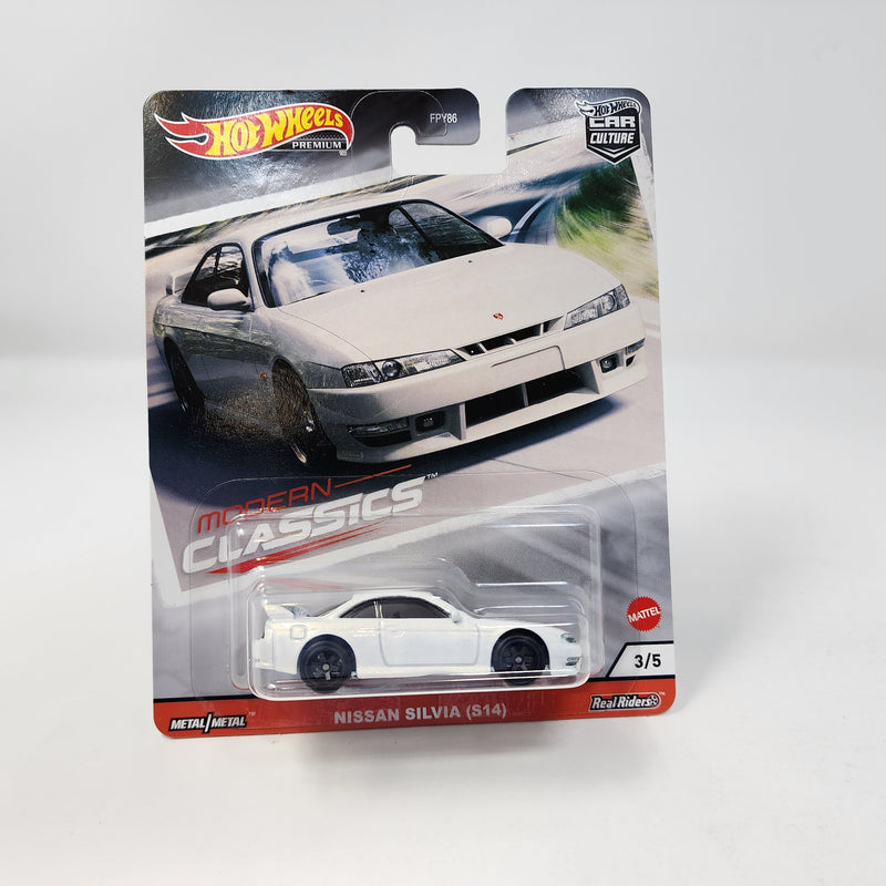 Nissan Silvia S14 * WHITE * Hot Wheels MODERN CLASSICS 2 Car Culture