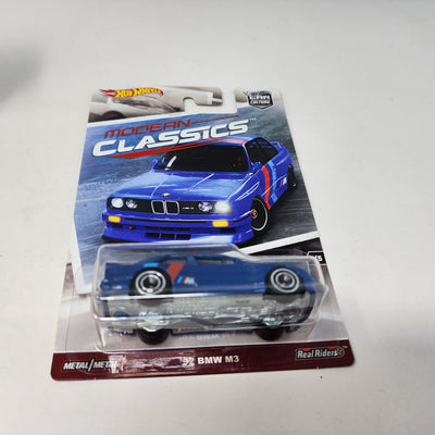 '92 BMW M3 * BLUE * Hot Wheels Car Culture Modern Classics