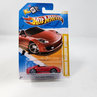 Porsche Boxster Spyder #26 * Red * Hot Wheels 2012