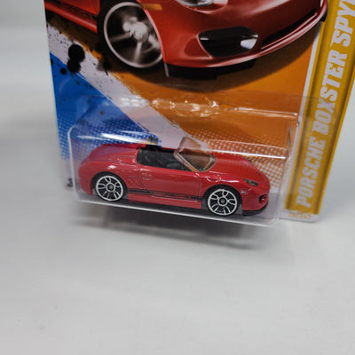 Porsche Boxster Spyder #26 * Red * Hot Wheels 2012