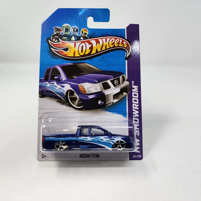 Nissan Titan #164 * Blue * Hot Wheels 2013