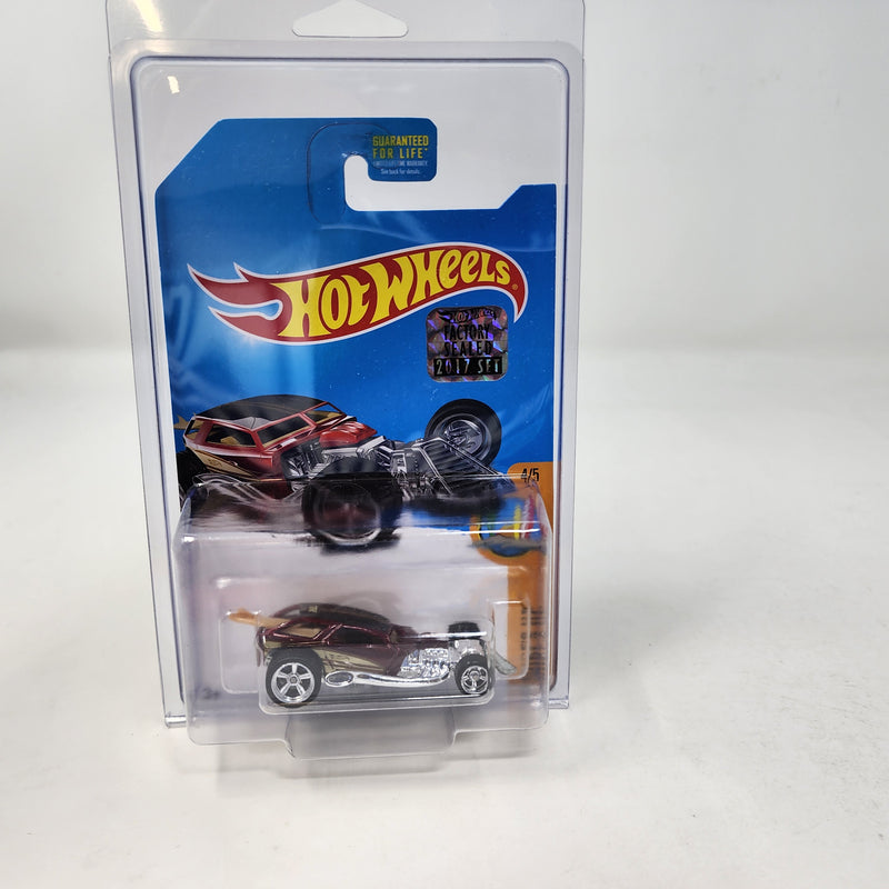 Surf Crate * Super Treasure Hunt * 2017 Hot Wheels w Factory Holo Sticker