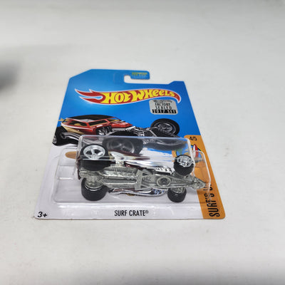 Surf Crate * Super Treasure Hunt * 2017 Hot Wheels w Factory Holo Sticker