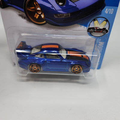 Porsche 993 GT2 #114 * BLUE * 2016 Hot Wheels