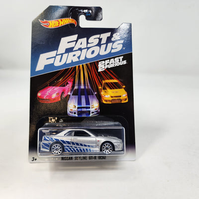 Nissan Skyline GT-R R34 * 2 FAST 2 Furious Movie * Hot Wheels Fast & Furious