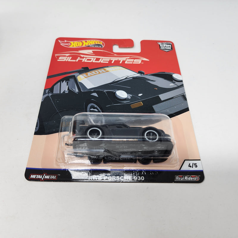 RWB Porsche 930 * BLACK * Hot Wheels Car Culture Silhouettes