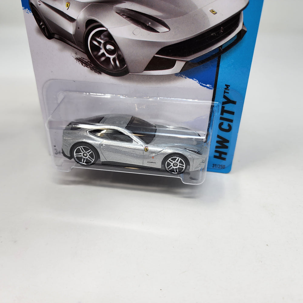 Ferrari F12 Berlinetta 31 Silver 2014 Hot Wheels Wheelcollectors LLC