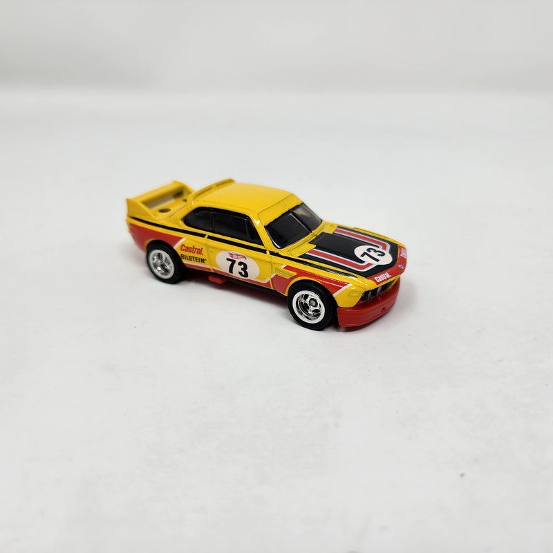 1973 BMW 3.0 CSL Race Car * Hot Wheels 1:64 scale Custom Build w/ Rubber Tires