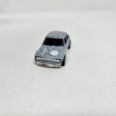 Datsun Bluebird 510 * Hot Wheels 1:64 scale Custom Build w/ Rubber Tires