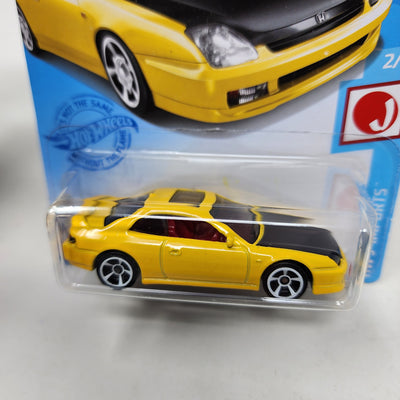 '98 Honda Prelude #125 * Yellow * 2021 Hot Wheels