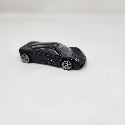 McLaren F1 * BLACK * 1:64 scale Loose Diecast Hot Wheels Jay Leno