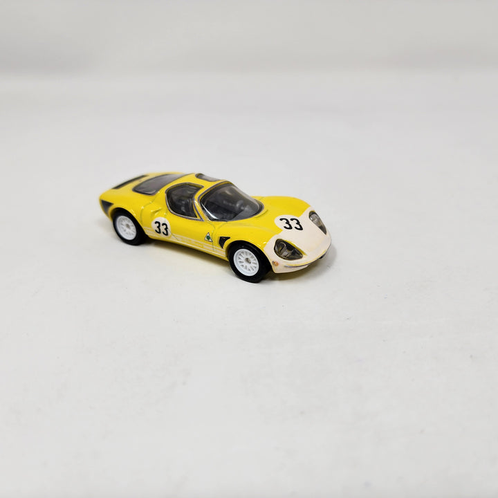 69 Alfa Romeo 33 Stradale * Yellow * 1:64 scale Loose Diecast Hot