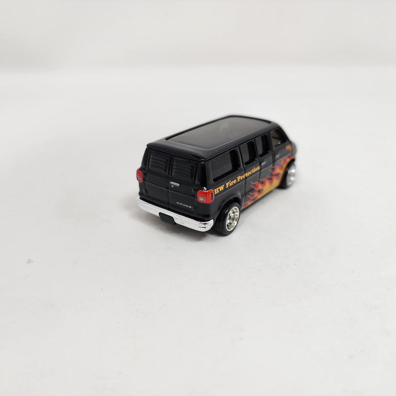 Dodge Van * Black * 1:64 scale Loose Diecast Hot Wheels Boulevard