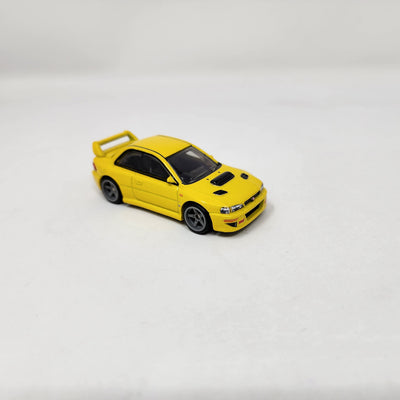 '98 Subaru Impreza 22B-STi * Yellow * 1:64 scale Loose Diecast Hot Wheels Boulevard