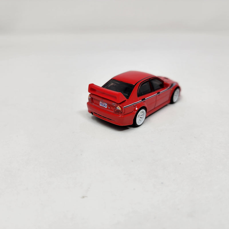 Mitsubishi Lancer Evolution VI * RED * 1:64 scale Loose Diecast Hot Wheels Boulevard