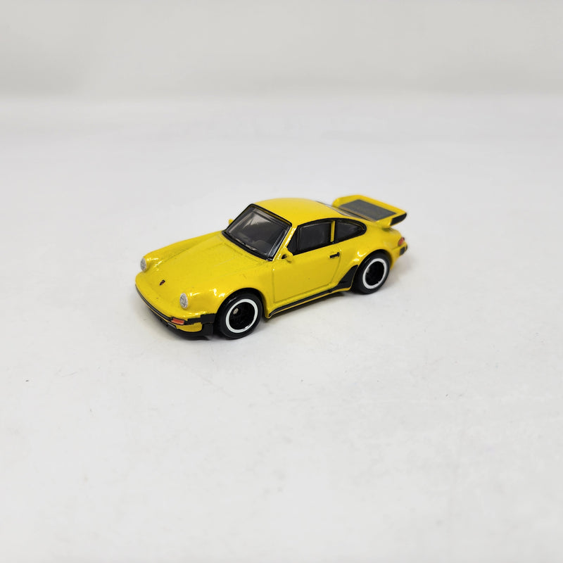 Porsche 911 Turbo 930 * Yellow * 1:64 scale Loose Diecast Hot Wheels Boulevard