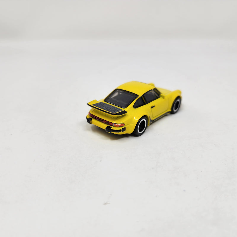 Porsche 911 Turbo 930 * Yellow * 1:64 scale Loose Diecast Hot Wheels Boulevard