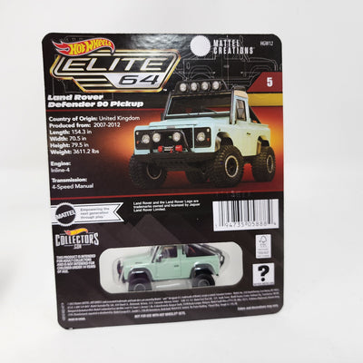 Land Rover Defender 90 Pickup * Hot Wheels Elite 64 Mattel Creations