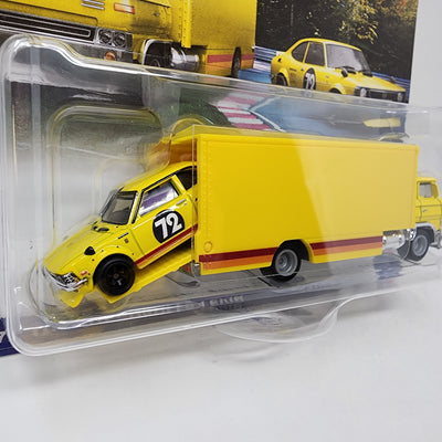 1972 Toyota Corolla Levin & Sakura Sprinter Hauler * 2024 Hot Wheels Team Transport Case E