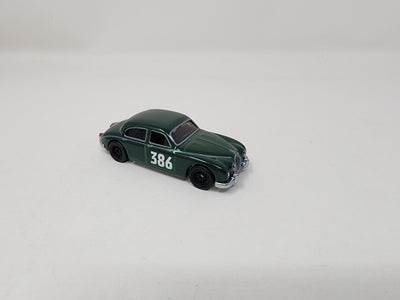 Jaguar MK1 * Green * 1:64 scale Loose Diecast Hot Wheels