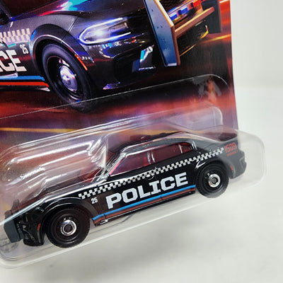 2023 Dodge Charger Pursuit #37 * Black * 2025 Matchbox Basic Case B