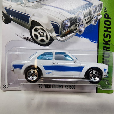 '70 Ford Escort RS1600 * WHITE * 2015 Hot Wheels Basic