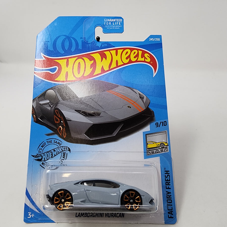 Lamborghini Huracan #245 Grey 2019 Hot Wheels