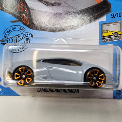 Lamborghini Huracan #245 * Grey * 2019 Hot Wheels