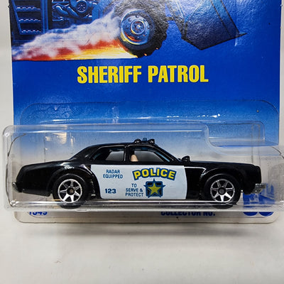 Sheriff Patrol #59 * Hot Wheels Blue Card