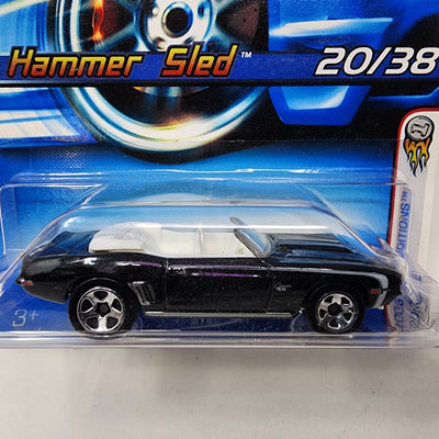 Error Card * '69 Camaro * Card says Hammer Sled * 2006 Hot Wheels