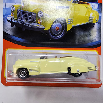 1941 Cadillac Series 62 Coupe * Yellow * Matchbox Basic Mainline