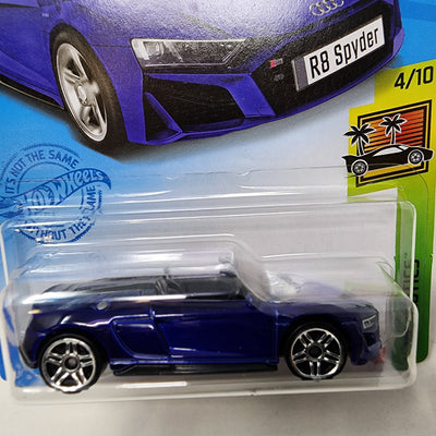 2019 Audi R8 Spyder #211 * Blue * 2021 Hot Wheels