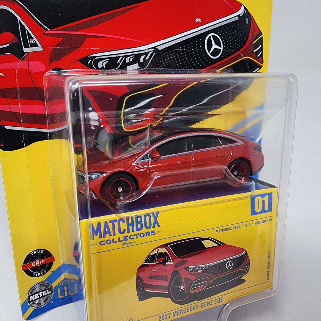 Mercedes-Benz Cars Calendar 2022非売品物新品 2022 Mercedes-Benz EQS #1 * 2025 Matchbox Collectors Series Case A