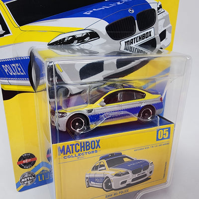 BMW M5 Police #5 * 2025 Matchbox Collectors Series Case A