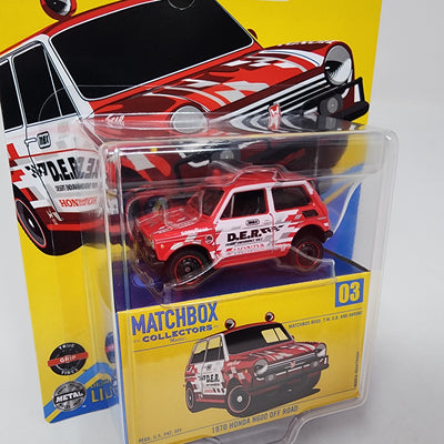 1970 Honda N600 Off Road #3 * 2025 Matchbox Collectors Series Case A