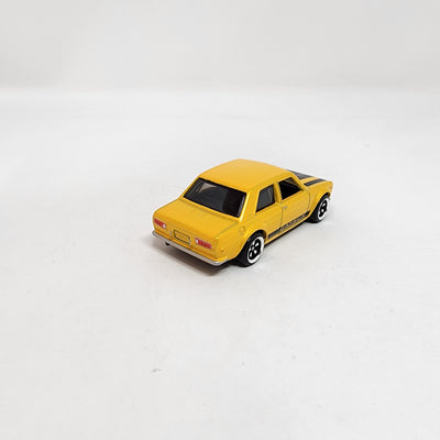 1971 Datsun 510 * Yellow * Hot Wheels 1:64 scale Loose Diecast Model